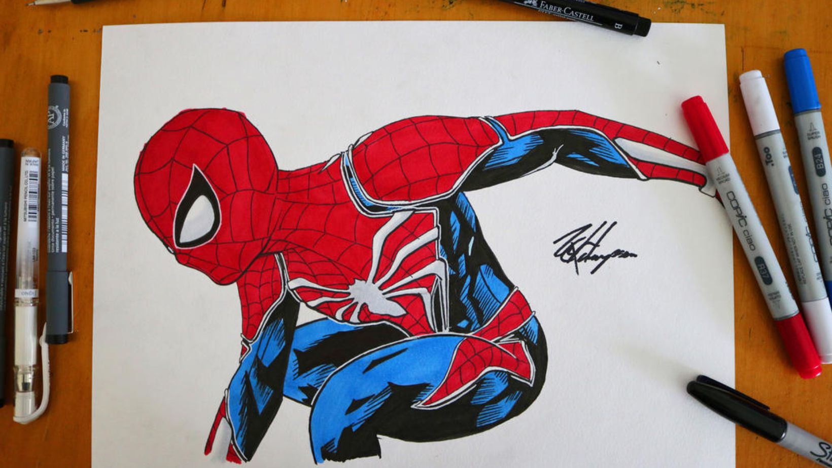 Drawing:Cuyvl6drpxk= Spiderman